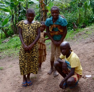 Ugandan kids in Buhoma, near Bwindi Impenetrable National Park [photo credit: Suzanne York]
