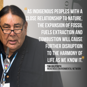 Tom Goldtooth of Indigenous Environmental Network [photo: ien.org]